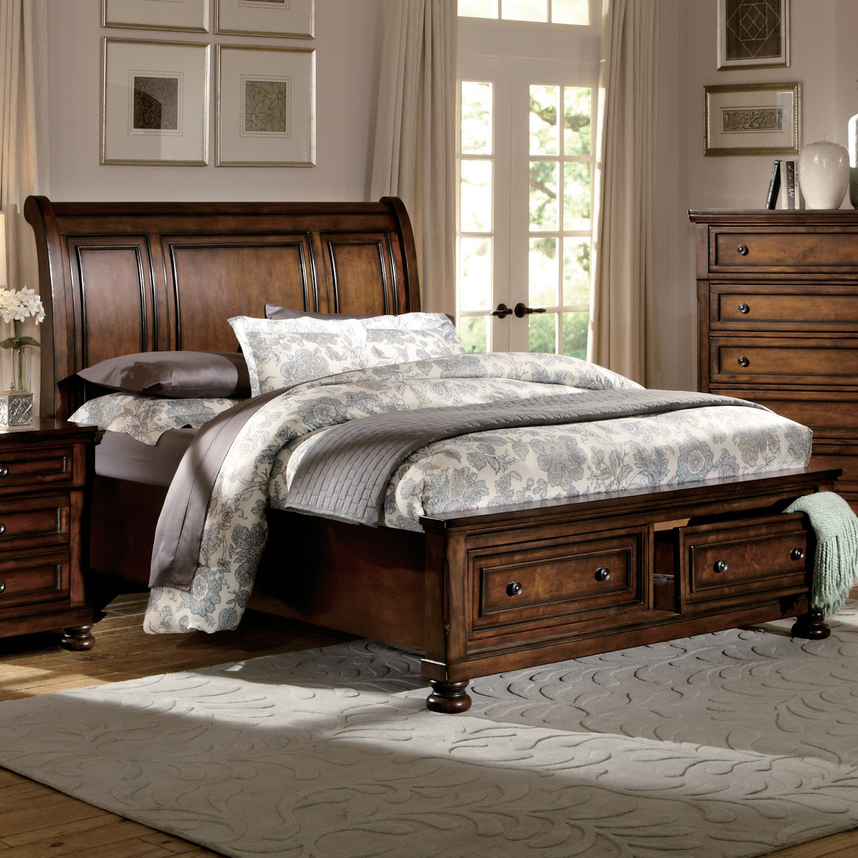 Woodhaven Hill Cumberland Panel Customizable Bedroom Set & Reviews ...