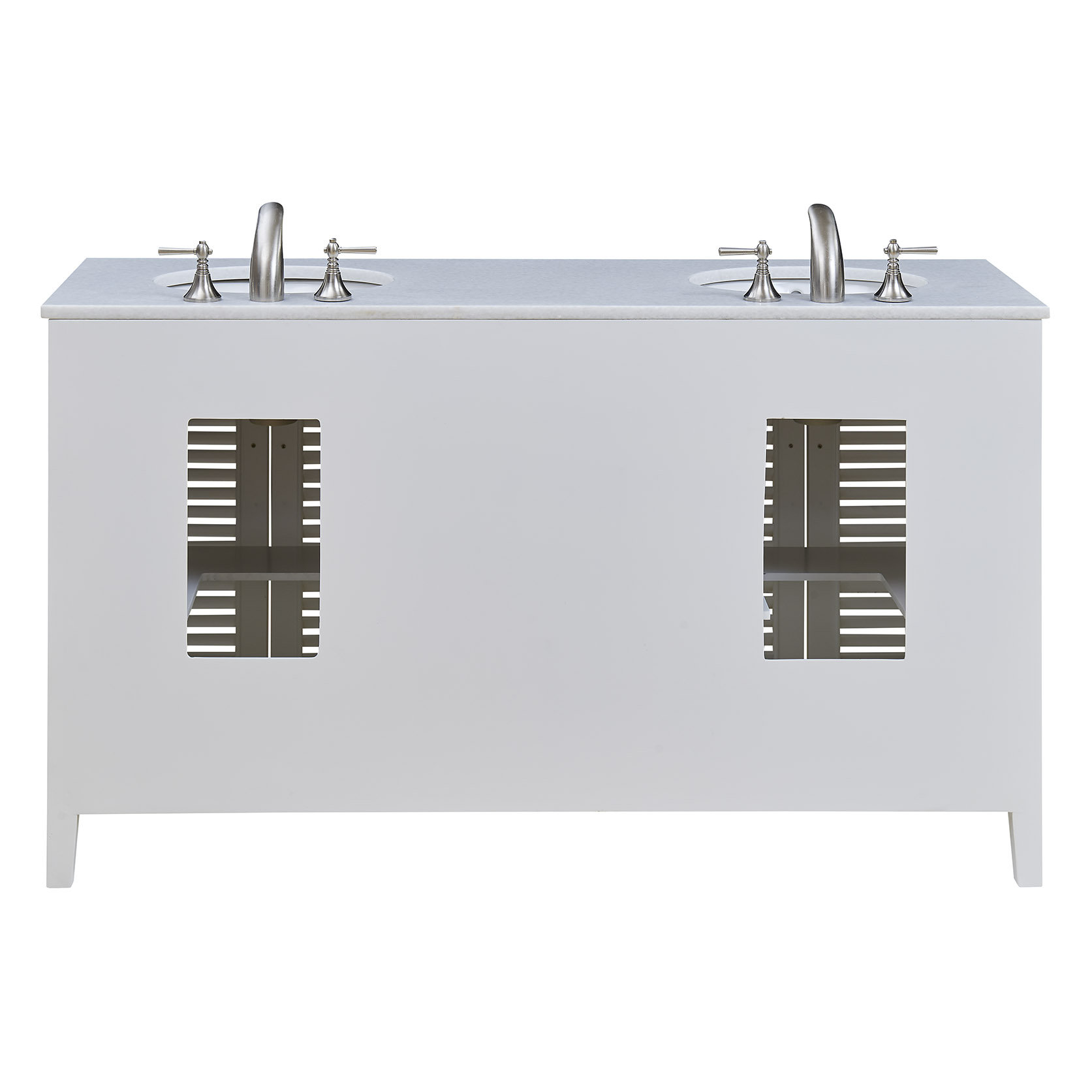 Elegant Lighting Cape Cod 60" Double Bathroom Vanity Set & Reviews