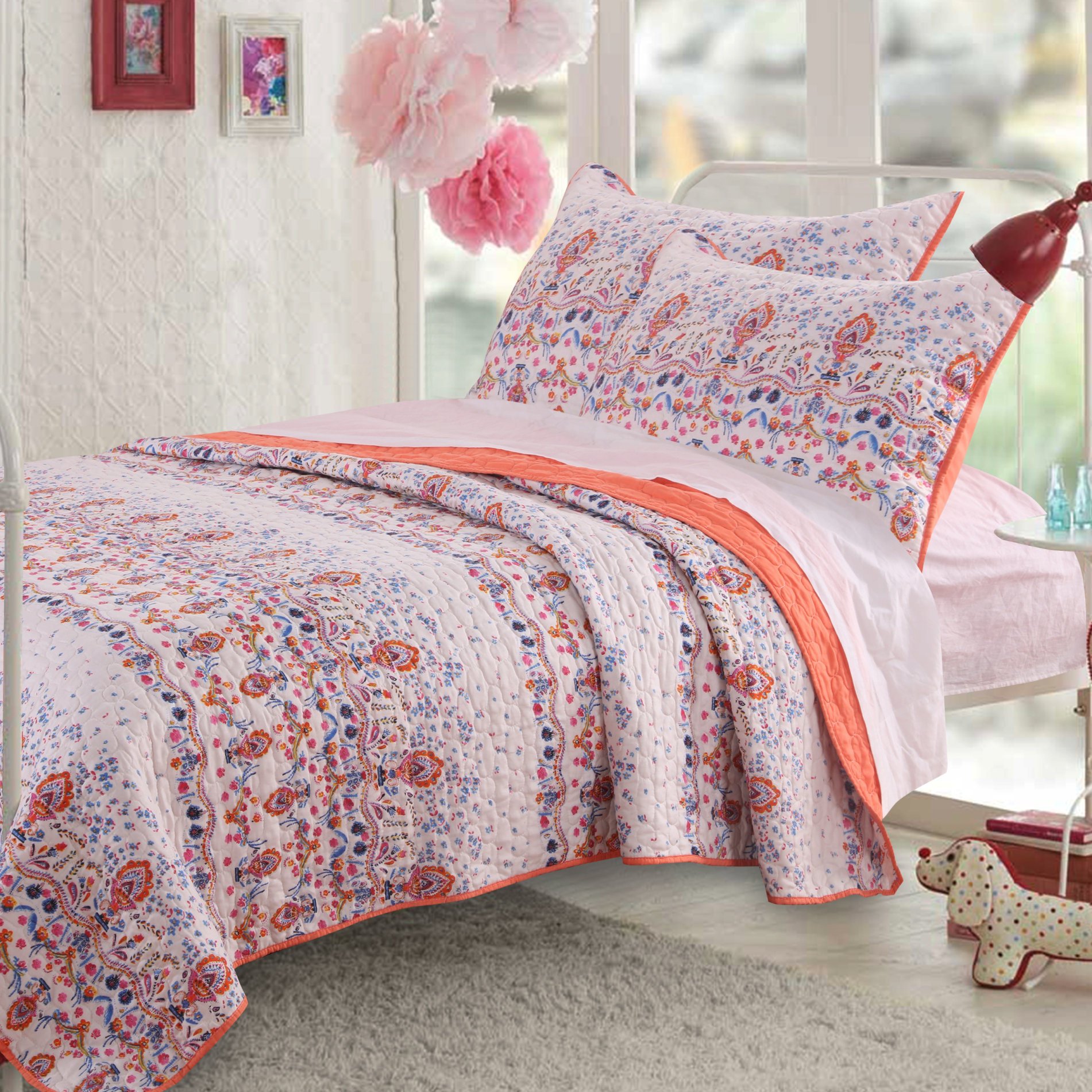 Barefoot Bungalow Amber Reversible Quilt Set & Reviews Wayfair