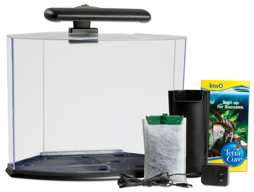 Tetra 5 Gallon Crescent Aquarium Kit & Reviews Wayfair