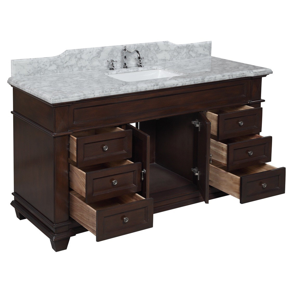 KBC Elizabeth 60" Single Bathroom Vanity Set & Reviews Wayfair
