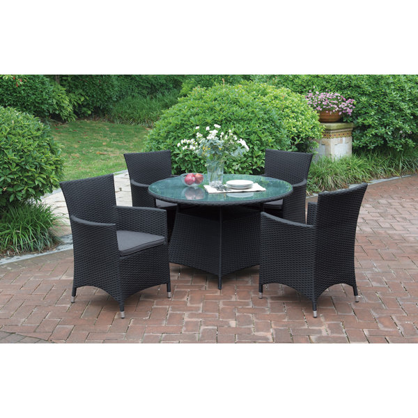 JB Patio 5 Piece Dining Set & Reviews Wayfair