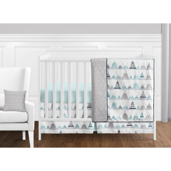 Mountains 11 Piece Crib Bedding Set