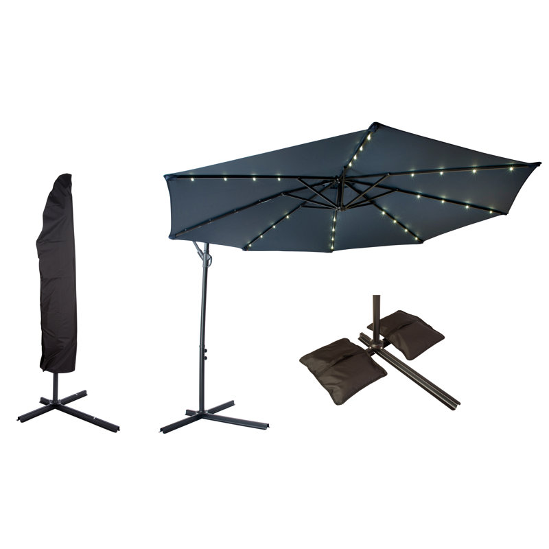 Trademark Innovations Offset Patio 10 Cantilever Umbrella Reviews Trademark Innovations Offset Patio 10 Cantilever Umbrella Reviews Wayfair
