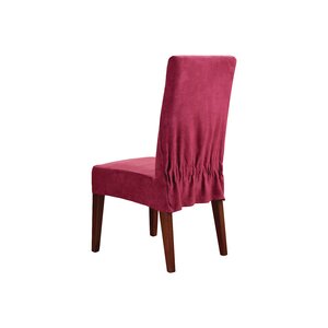 Soft Suede Dining Chair Slipcover