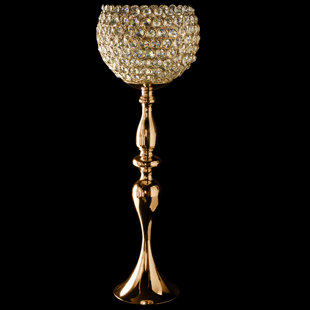 Crystal Globe Candle Holder Wayfair Globe Crystal Candlestick