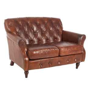 2-Sitzer Sofa Colonie aus Echtleder von LoftDesi..