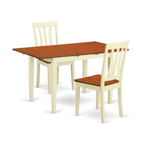 3 Piece Dining Set by Wooden Importers