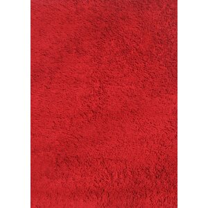 Red Shag Kids Rug