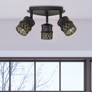 Kearney 3-Light Canopy Semi Flush Mount