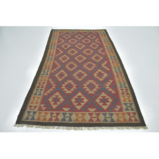 4 X 10 Runner Wayfair One Of A Kind Lorain Hand Knotted Runner 4 10 X 8 6 Wool Red Gray Area Rug