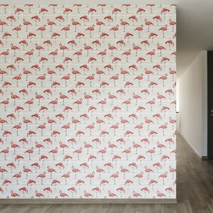 Flamingo Bird Background Removable 8' x 20