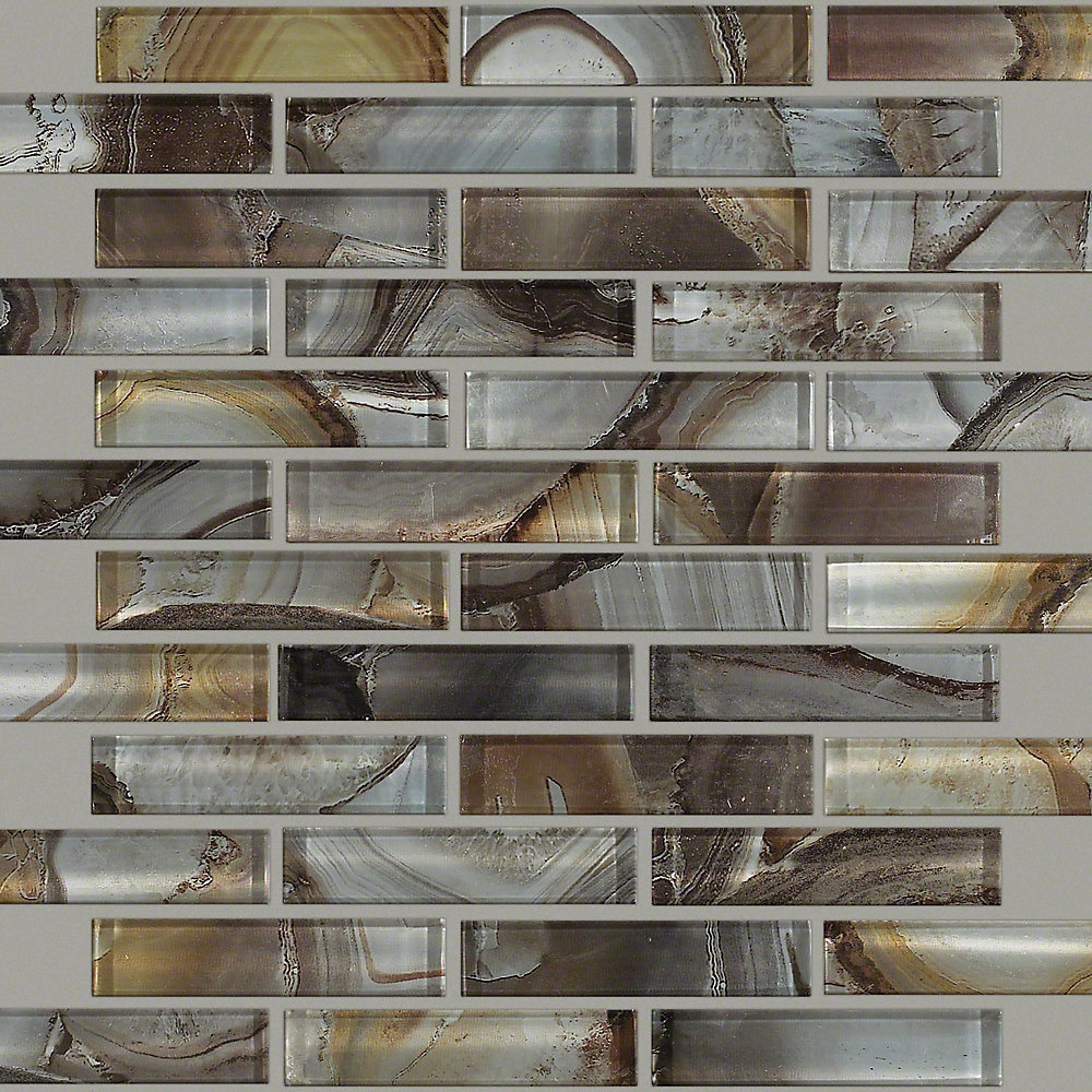 Shaw Floors Neptune 1" x 4" Glass Mosaic Tile | Wayfair