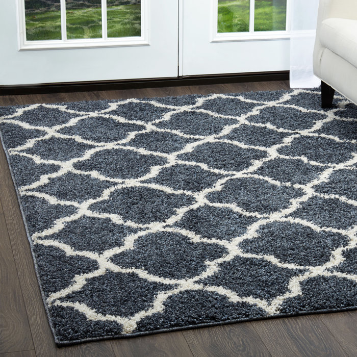 Nicole Miller Synergy Blue White Area Rug Reviews Wayfair Ca Synergy Blue White Area Rug