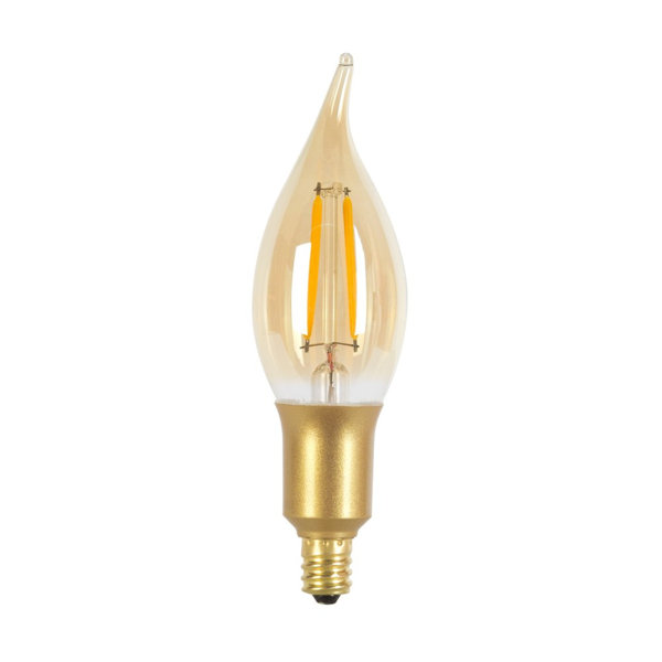 Globe Electric Company 40w Equivalent Soft White 2200k Vintage Globe Electric Company 40w Equivalent Soft White 2200k Vintage Edison Candelabra Dimmable Led Light Bulb Wayfair