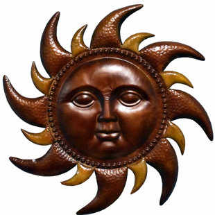 Metal Sun Decor Wayfair Metal Sun Wall Décor
