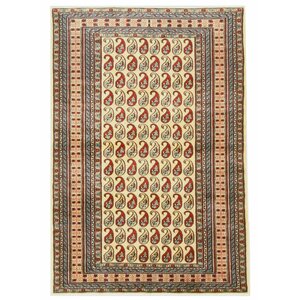 Pak-Pasley Hand-Knotted Beige Area Rug