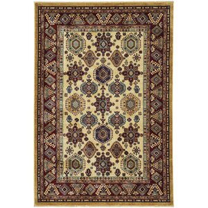 Etonbury Traditional Rectangle Sand Area Rug