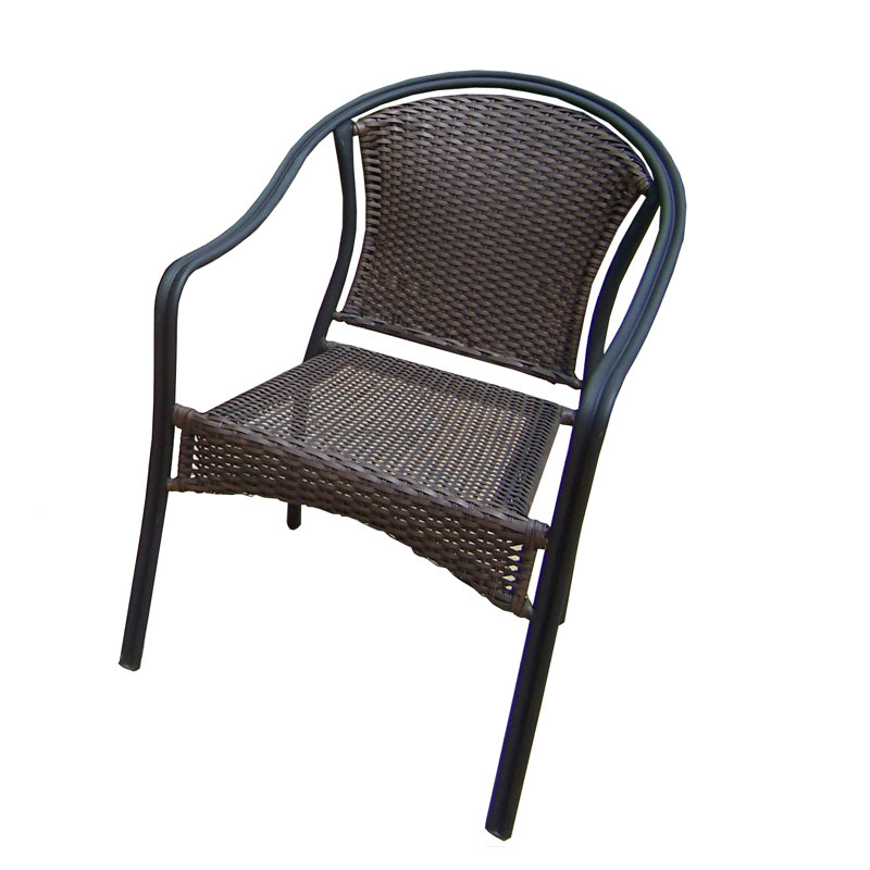 Oakland Living Tuscany Stacking Patio Dining Chair & Reviews Wayfair