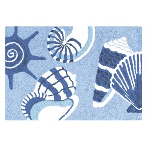 Regine Shells Coastal Blue Area Rug