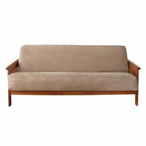 Soft Suede Box Cushion Futon Slipcover