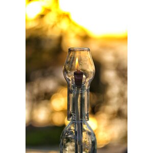 Wine Bottle Candle Oil Lamp