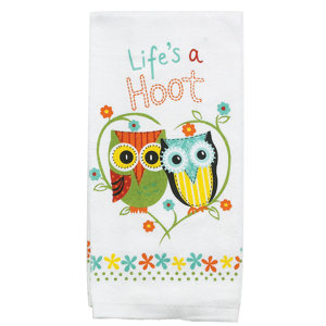 Life's A Hoot Terry Kitchen Towel (Set of 6)