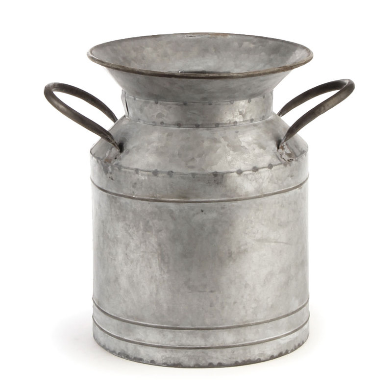 Antiqued Metal Milk Jug & Reviews Joss & Main