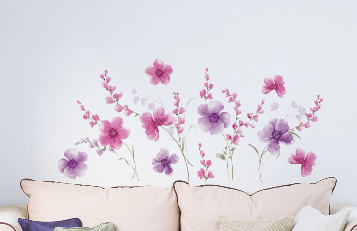 WallPops! Home Decor Line Spring Flowers Wall Decal & Reviews Wayfair