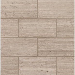 Msi Antico Pewter 4 X 12 Gl Subway Tile In Gray Wayfair 3 X 6 Marble Tile In White Oak