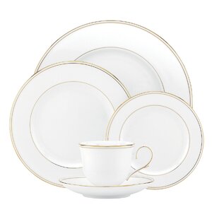 Federal Gold Bone China 5 Piece Place Setting, Service for 1