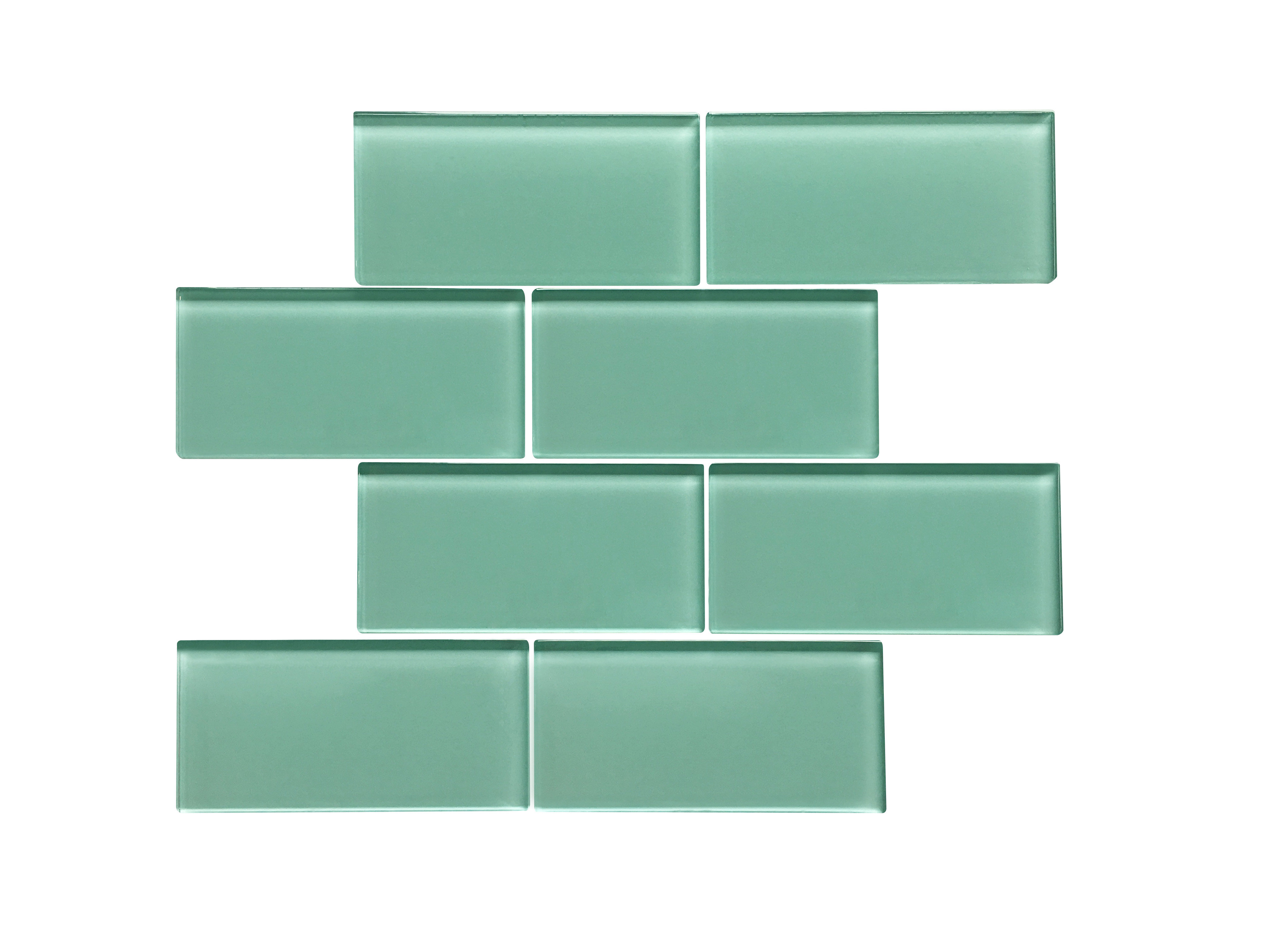 Ws Tiles Premium Series 3 X 6 Gl Subway Tile In Glossy Light Ws Tiles Premium Series 3 X 6 Gl Subway Tile In Glossy Light Teal Reviews Wayfair
