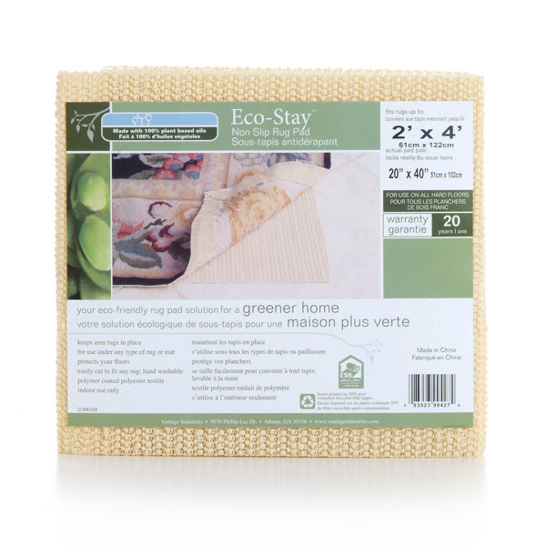 Vantage Industries Eco Stay NonSlip Rug Pad & Reviews Wayfair