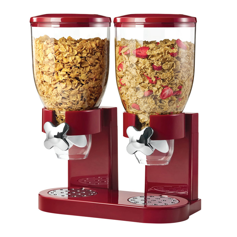 Zevro Double 2 Container Cereal Dispenser & Reviews | Wayfair
