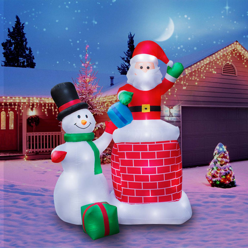 animated christmas inflatables christmas decore christmas vacation yard decoration
