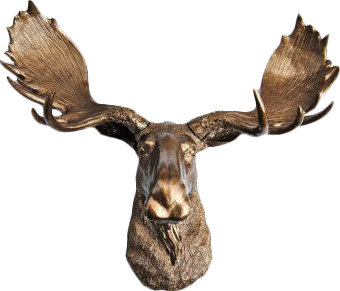 Near And Deer Head Faux Taxidermy Moose Wall Décor Reviews Wayfair Head Faux Taxidermy Moose Wall Décor