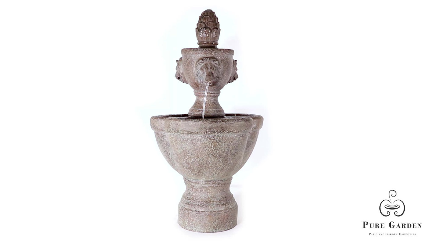 Resin Lion Head Sculptural Fountain & Reviews Joss & Main