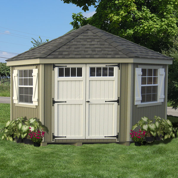 Little Cottage Company Colonial 10 Ft W X D Wooden Storage Little Cottage Company Colonial 10 Ft W X D Wooden Storage Shed Reviews Wayfair