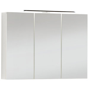 90 x 68 cm Verspiegelter Schrank Vadea von Facke..
