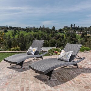 Jett Wicker Chaise Lounge (Set of 2)