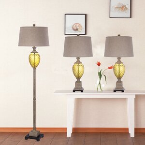 Buy Layfield 3 Piece Table and Floor Lamp Set!