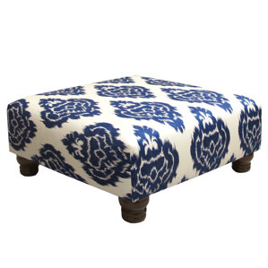 Diamond Upholstered Ottoman by Skyline..