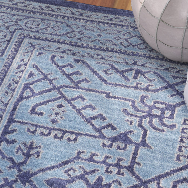Dayton Blue Area Rug & Reviews Joss & Main