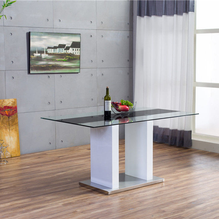 Orren Ellis Ransart High Gloss Dining Table Reviews Wayfair Co Uk Ransart High Gloss Dining Table