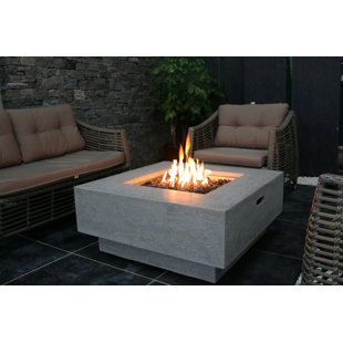 Natural Gas Outdoor Fireplaces Fire Pits You Ll Love Wayfair Manhattan Concrete Propane Natural Gas Fire Pit Table