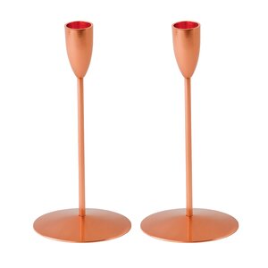 Arris 2 Piece Metal Candlestick Set