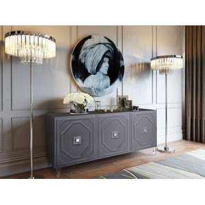 Trish Lacquer Buffet Table by Everly Quinn