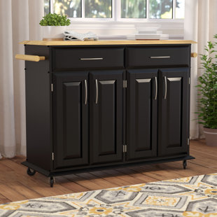 30 Inch Kitchen Island Wayfair Hamilton Kitchen Island With Wood Top