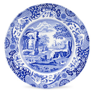 Blue Italian 105 Dinner Plate Set Of 4 Blue Italian 105 Dinner Plate Set Of 4