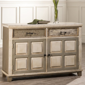 Zettie 2 Drawer 2 Door Accent Cabinet